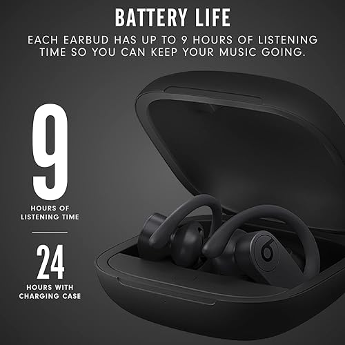Miniatura 6 de Beats Auriculares inalámbricos Powerbeats Pro - Chip de auriculares Apple H1, Bluetooth de clase 1, 9 horas de tiempo de escucha, auriculares