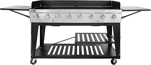 Royal Gourmet 8-Burner Gas Grill, 104,000 BTU Liquid Propane Grill,