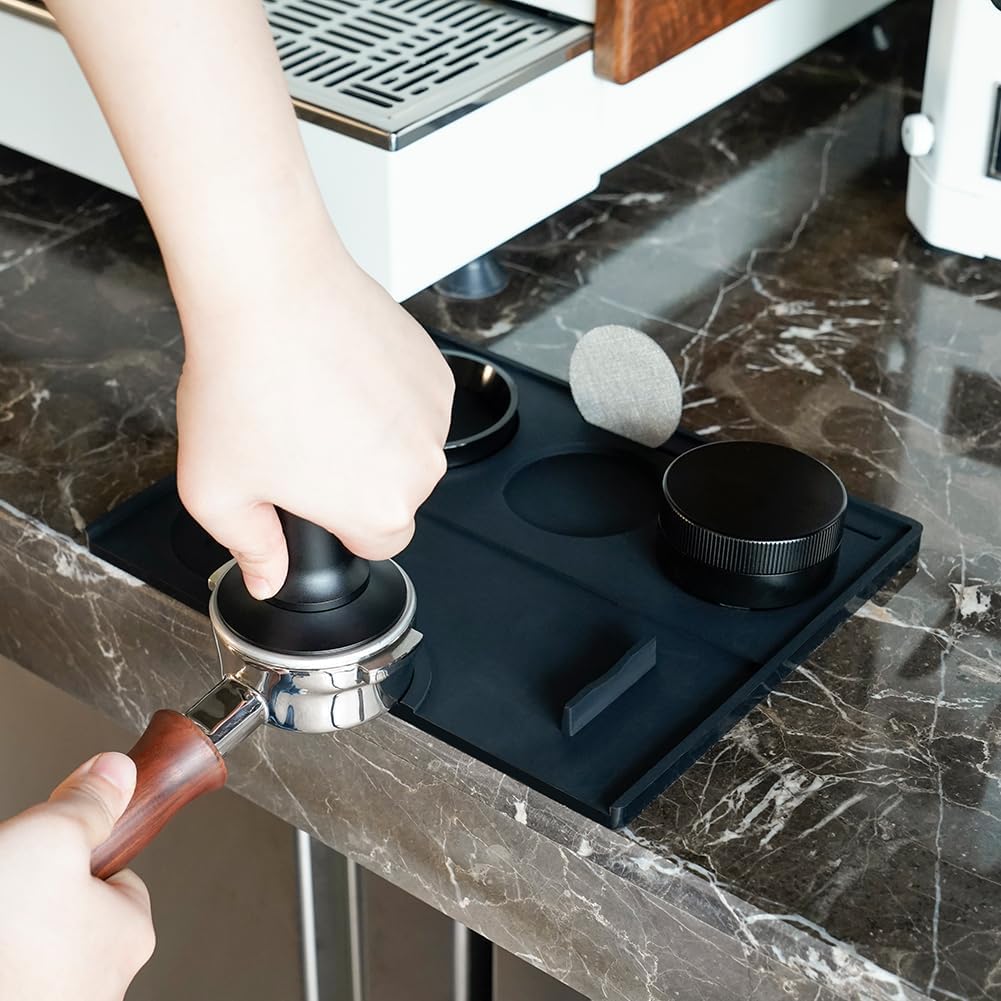 watchget Tappetino per pressare espresso, in silicone per uso