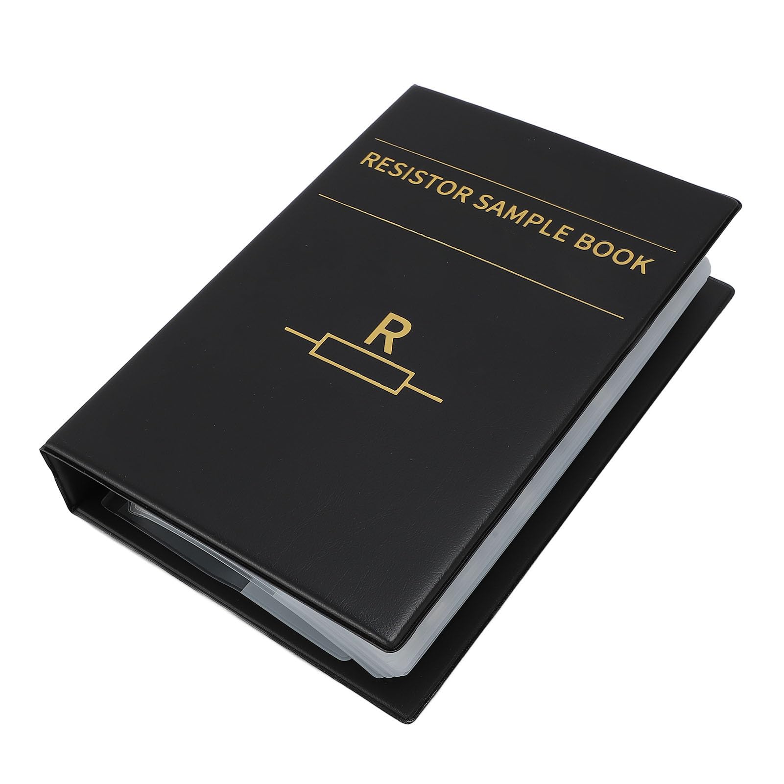 Libro de muestras de resistores SMD 0805, carpeta surtida de 170 valores de resistores de alta precisión del 1%, organizador compacto de componentes electrónicos para mantenimiento