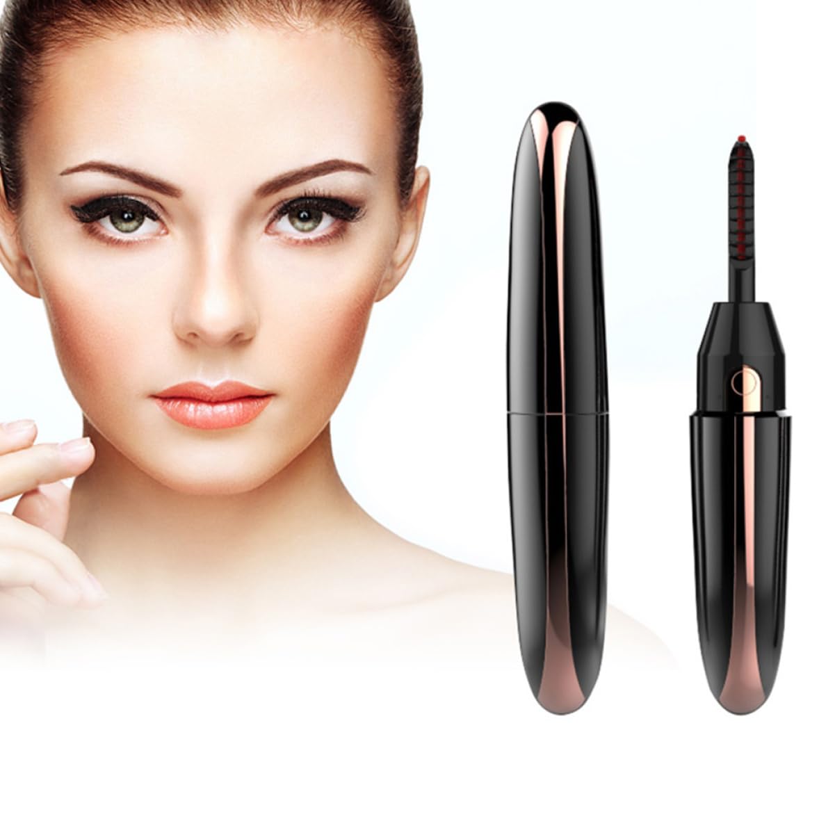 FOMIYES 3sätze Usb Wiederaufladbarer Elektrischer Wimpernformer Tragbare Beheizte Wimpernzange Für Wimpernkrümmung Sicherer Und Gesunder Gebrauch Für Zuhause Oder Reisen