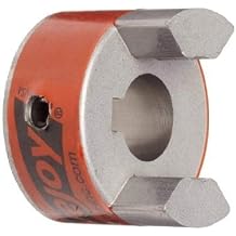 Lovejoy 11090 Size L095 Standard Jaw Coupling Hub, Sintered Iron, Inch, 0.938" Bore, 2.11" OD, 0.25" x 0.125" Keyway