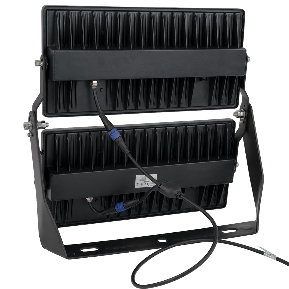 LUXULA LED Strahler Außen 500W 5000K Neutralweiß - 70.000lm extrem hell - IP65 Aussenbeleuchtung Wand Baustrahler Flutlicht für Baustelle, Sportplatz, Industrie, Gewerbe