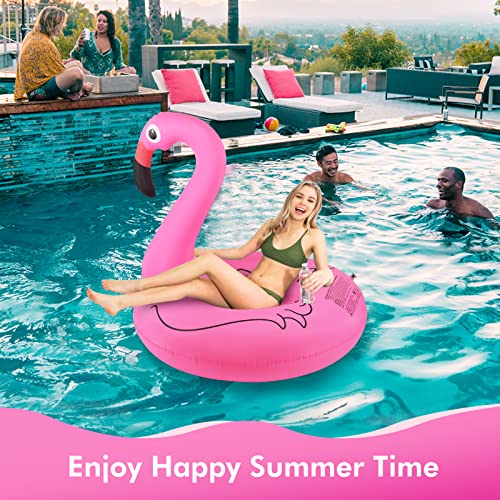 Inflables Acuáticos, Sports salvavidas flamingo Marca FlyfreeU (3)