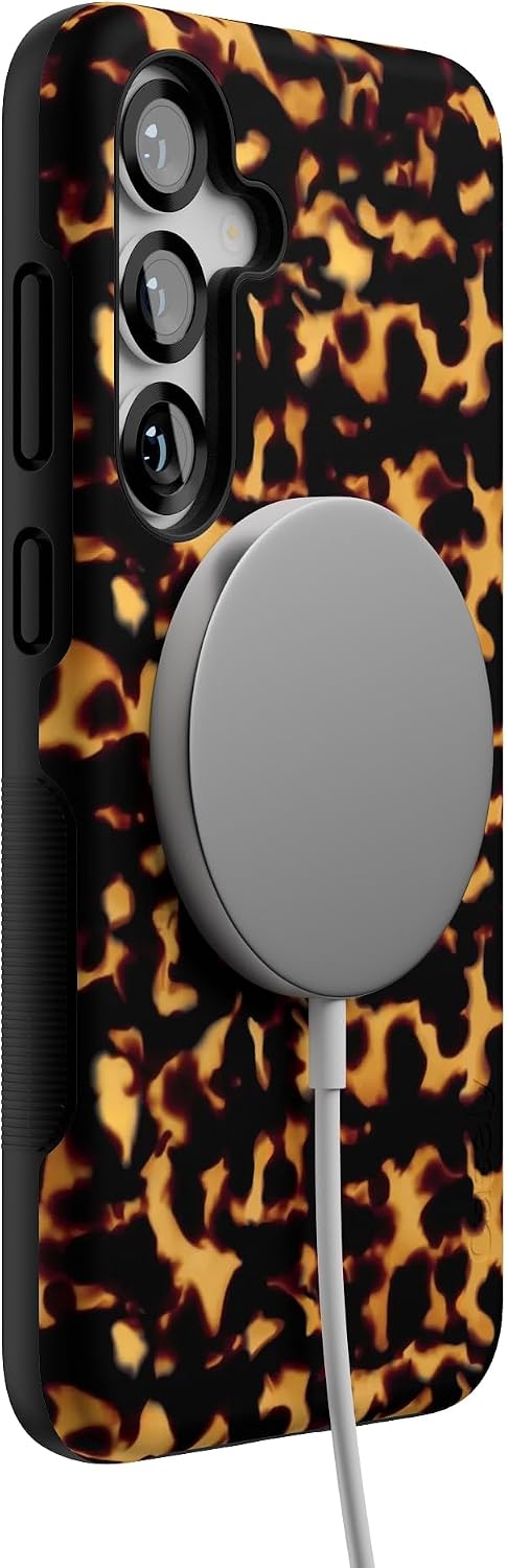 Casely Galaxy S25 Plus Case | Shell Shocked | Tortoise Print | Bold Protective Design | Compatible with MagSafe