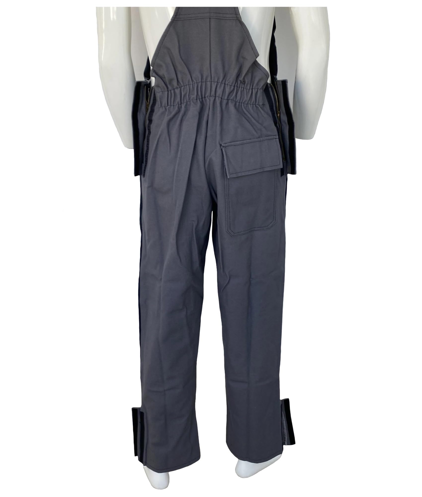 Pantalones de Trabajo Hombre Pantalones de Soldador Cuero Vaca Sparks, Delantal algodón, Ropa ignífuga