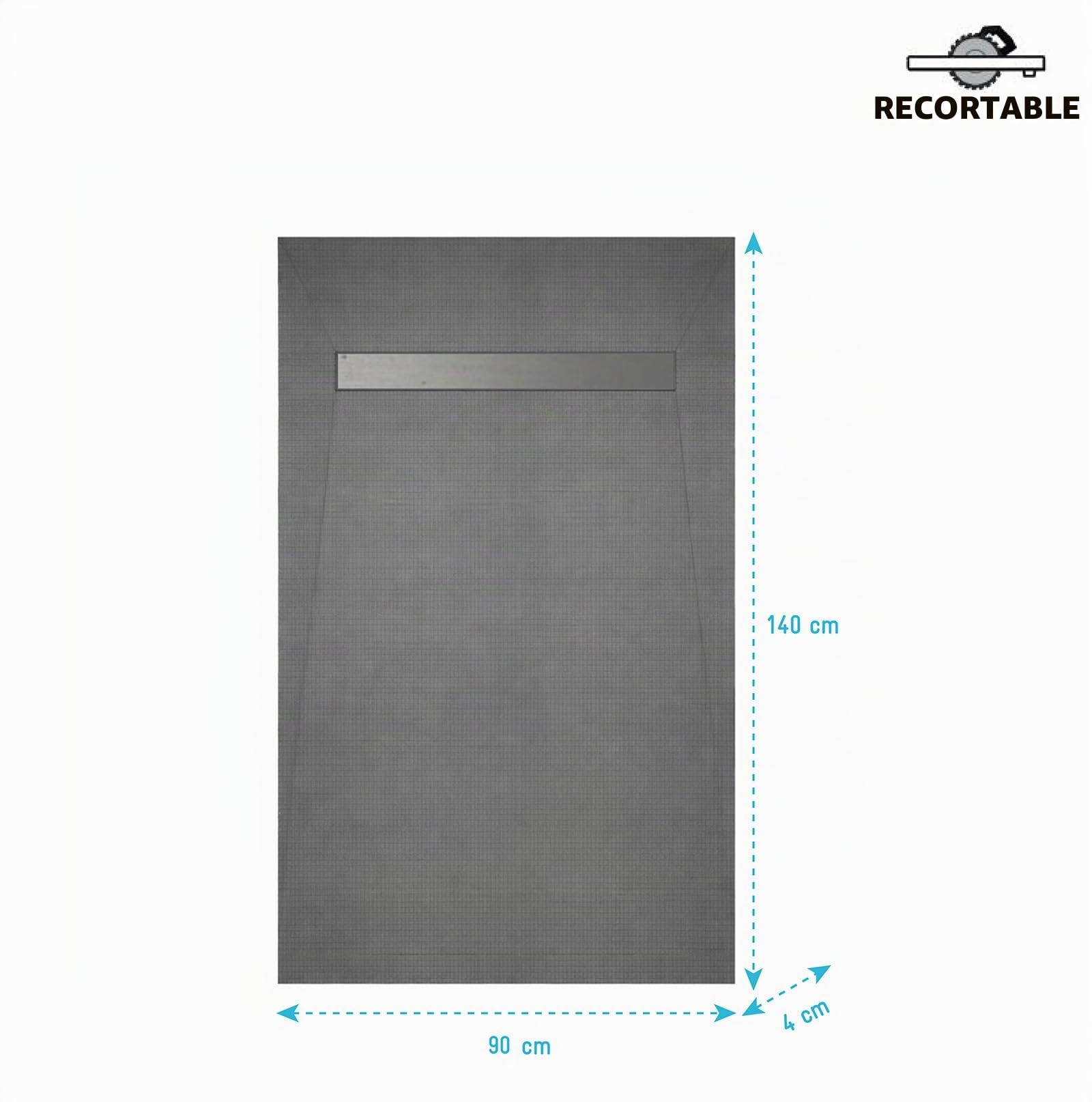 AURLANE FAC113 Plato de Ducha, Multicolor