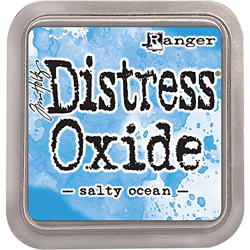 Ranger Tim Holtz Distress Oxide Ink Pads - Abandoned Coral, Wild Honey, Picked Raspberry, Peacock Feathers, Salty Ocean And Seedless Preserves - Bundle Of 6 Ink Pads - Set Released June 2017 #TOP5