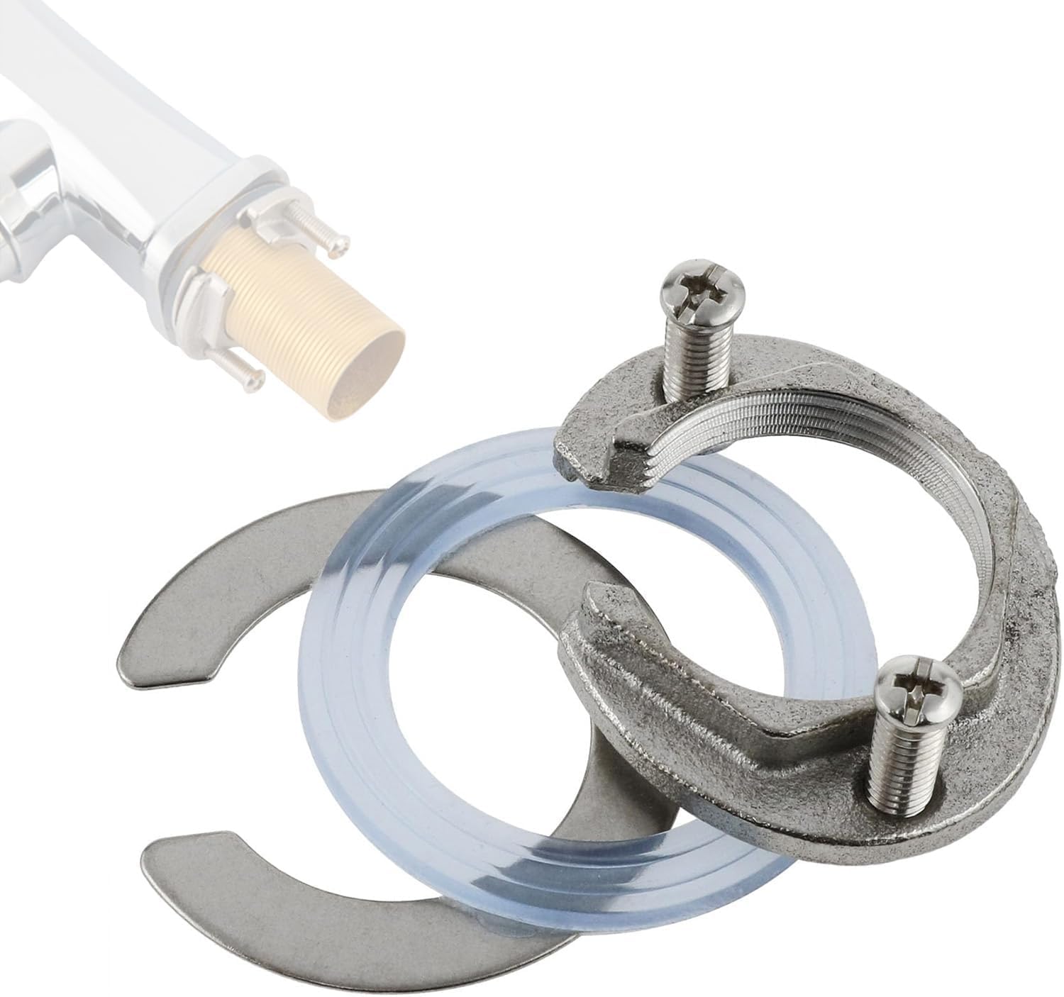Base di Fissaggio Rubinetto,Supporto Universale per Miscelatore,Kit di Installazione per Rubinetto - Facile da Montare,Resistente e Antiscivolo,Compatibile con Rubinetti a Acqua Calda e Fredda