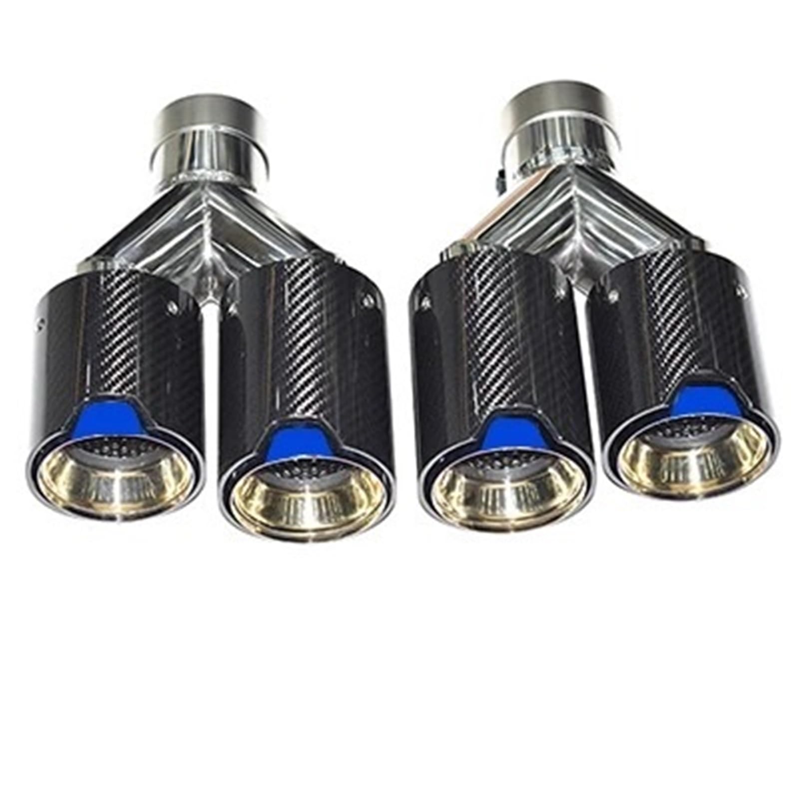 Silencieux pointe carbone bleu pour sublimer le style de votre voiture au quotidien - 5