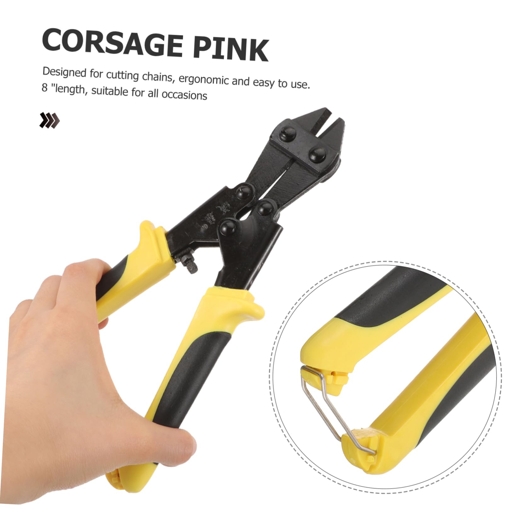 COSMEVIVI Heavy Duty Wire Cutter Bolt Cutters Ergonomic Handle Mini Size Multi-functional Cutting Tool