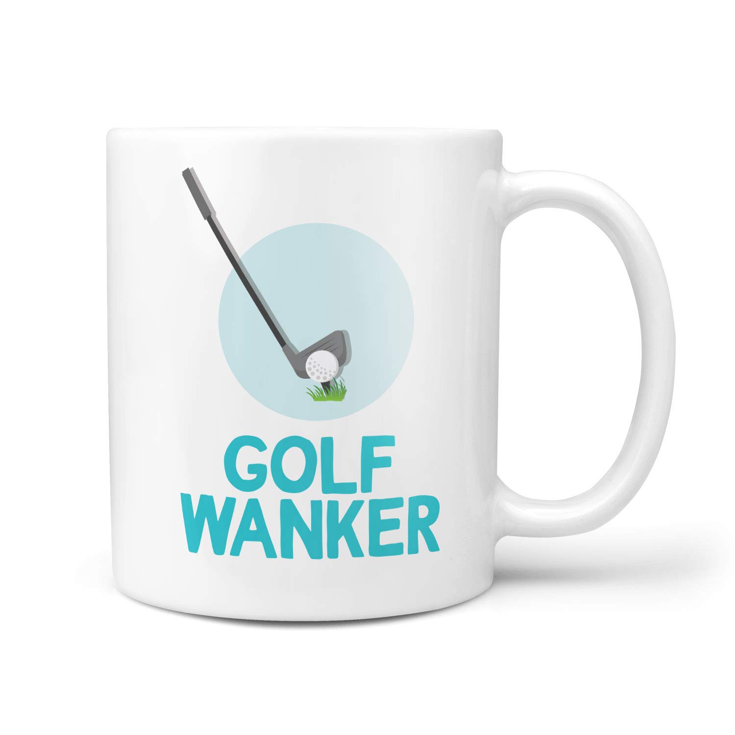 TeHe Gifts Golf Wanker Gift Mug Funny Rude for Him Her Men Women Birthday Gifts