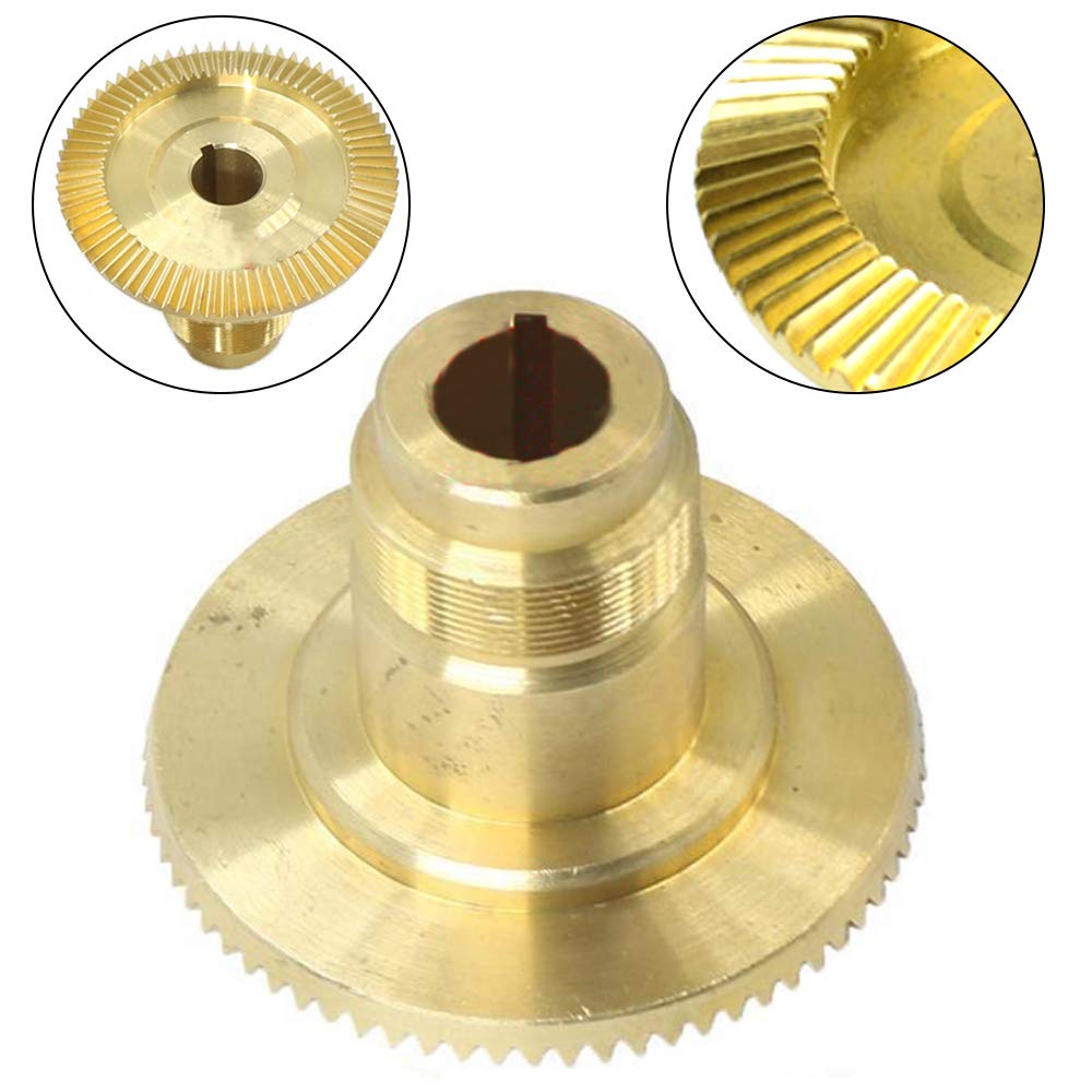 Brass Mill Gear Right Die Tooth, Milling Machine Servo Power Feed