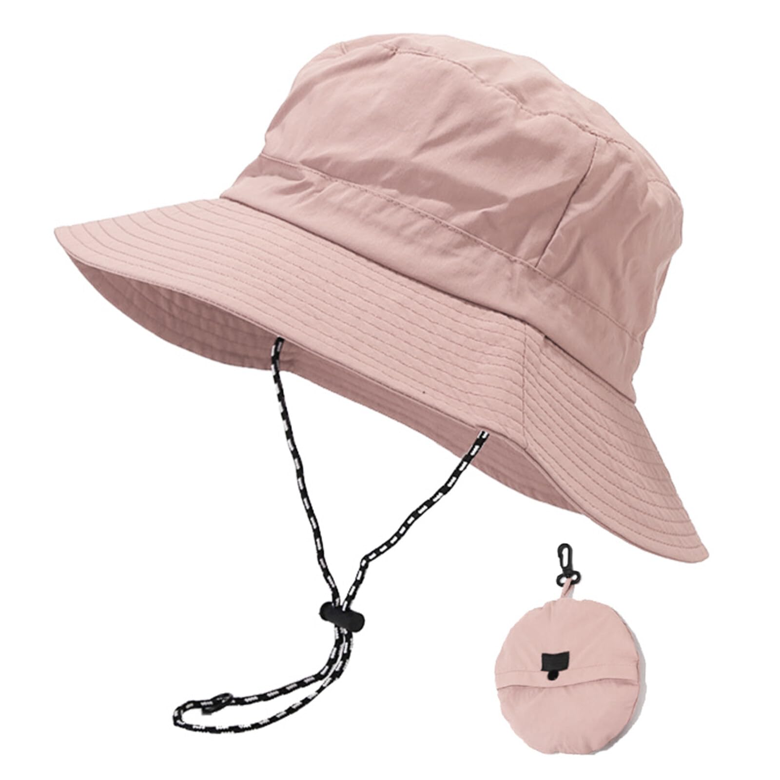 FYting Bucket Hat,Sombrero Mujer Verano,Gorro Pescador Hombre,Resistente A la Lluvia |Protector Solar |Secado Rápido |Sombrero para El Sol Plegable, para Playa, Piscina, Camping, Viajes (Caqui)