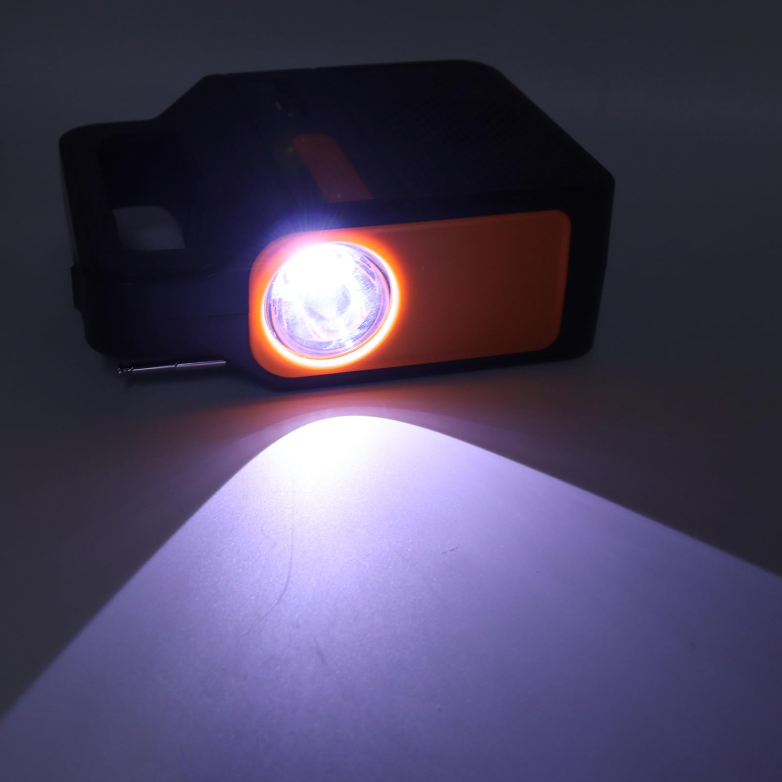 Banco de energía portátil, banco de energía solar, 6000 mAh, luz de panel de faros, 3 bombillas, mango portátil, generador solar para camping, viajes