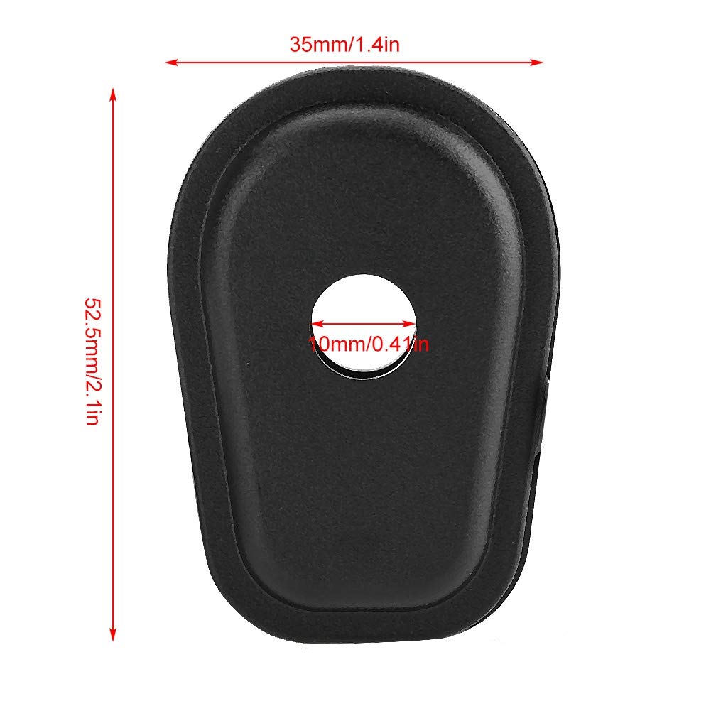 Image secondaire de Joint de Phare, 4 Pcs Clignotants Joint Phare Avant entretoise Plaque d'adaptation dans Tige Trou Garnitures Clignotant tournez l