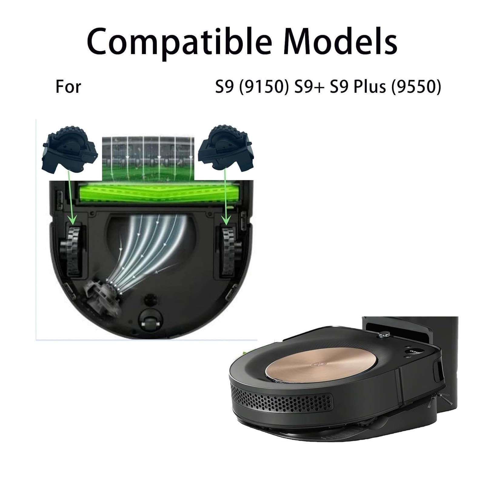 Sostituzione Modulo Ruota Motrice Sinistra E Destra, Compatibile Con Roomba, S9 (9150) + Plus (9550) Accessori Parti Di Ricambio for Aspirapolvere(L+R)