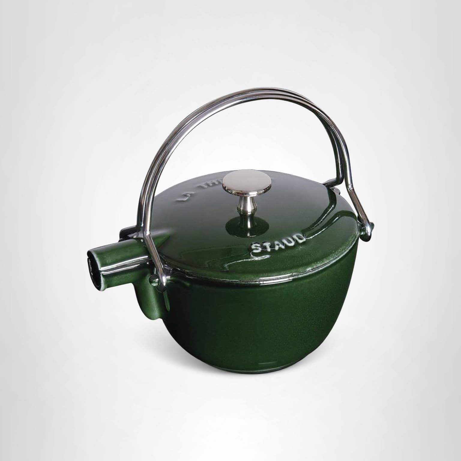 Amazon.com | Staub Cast Iron 1-qt Round Tea Kettle - Basil: Tea