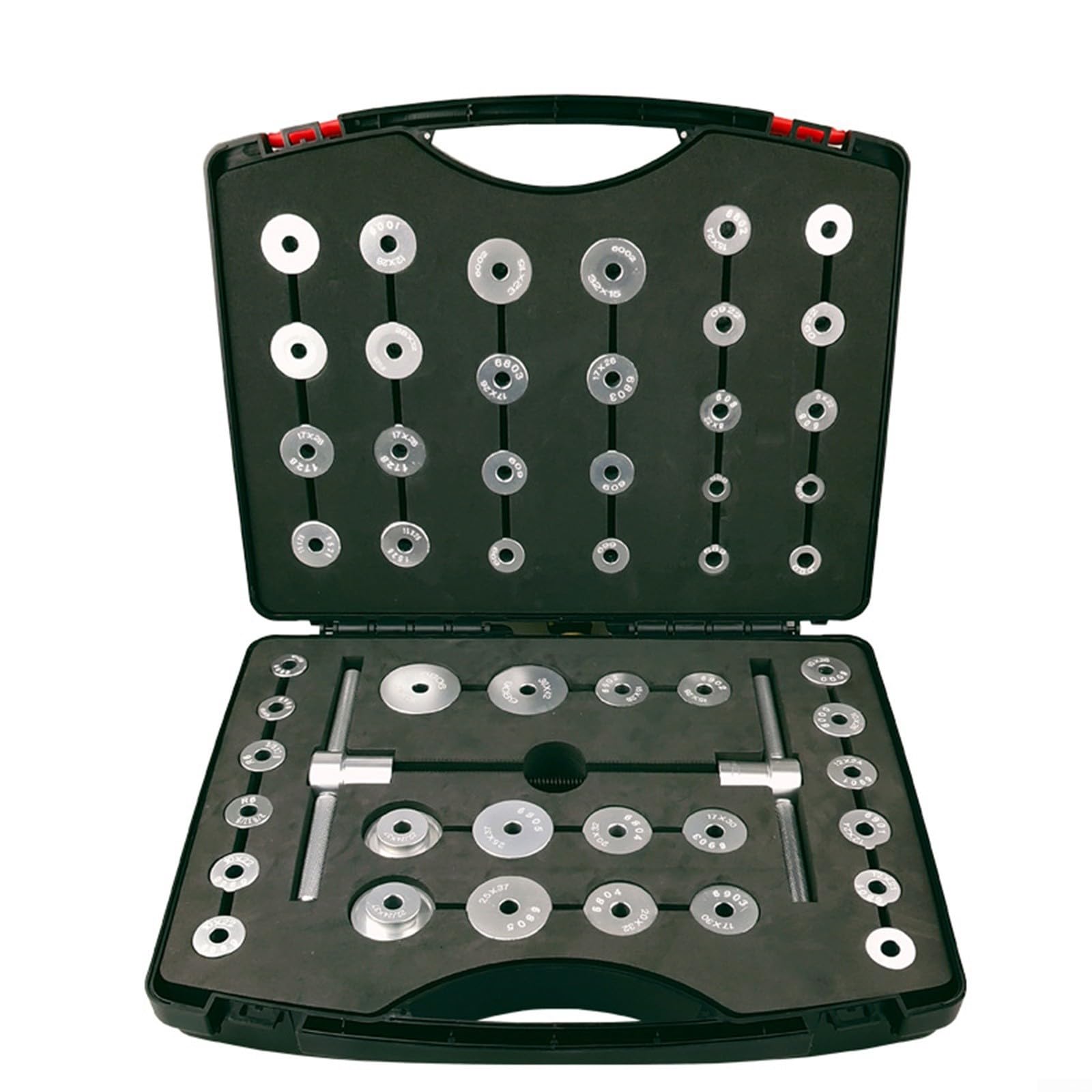 Kit di manutenzione ruote per bici da strada, set di attrezzi per cuscinetti per mozzi in acciaio con dimensioni 6800 6001 608