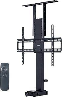 26 TV Wall Ideas You’ll Wish You Tried Sooner 62 VIVO Motorized TV Stand for 32 to 65 inch Screens, Vertical Lift Televis...