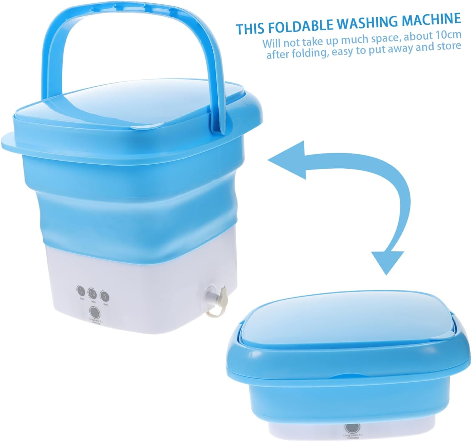 Portable Washing Machine Mini Folding Underwear Apartment Mini Portable Washer Travel-friendly