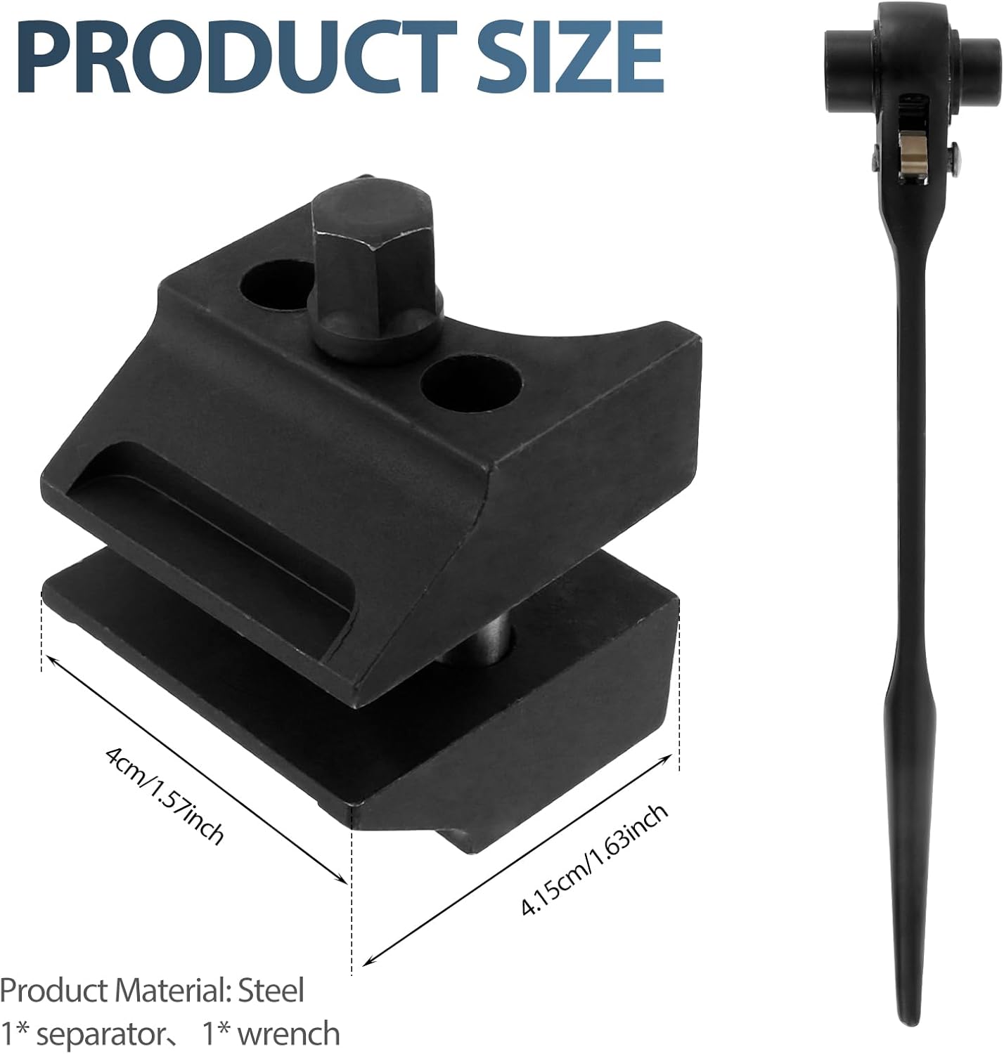 Car Suspension Strut Split Hub Steering Knuckle Spreader Tool, Adjustable Suspension Strut Spreader Tool, Universal Car Suspension Strut Spreader Knuckle Expander Tool for Automotive Various Vehicles