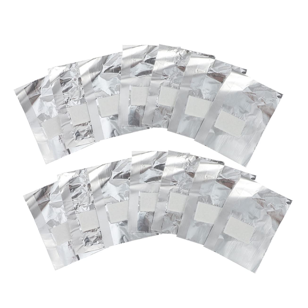 FOMIYES Home Removal Gel Pads Nail Tin Foil 150pcs Gel Nail Polish Remover Wraps for Easy Manicure