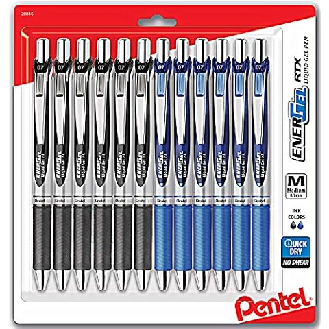 Pentel EnerGel 0.7 mm RTX Retractable Gel Pen Combo Pack Cover