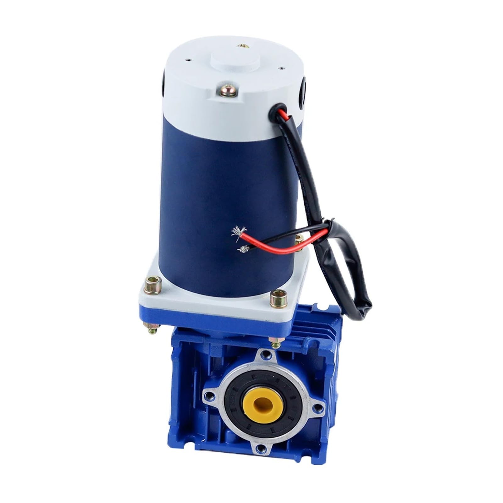 90W 12V 24V DC NMRV30 Schneckengetriebemotor RV30 mit selbstsichernder Geschwindigkeitseinstellmöglichkeit im Uhrzeigersinn und gegen den Uhrzeigersinn für Garagentor(35rpm,RV30 12V)