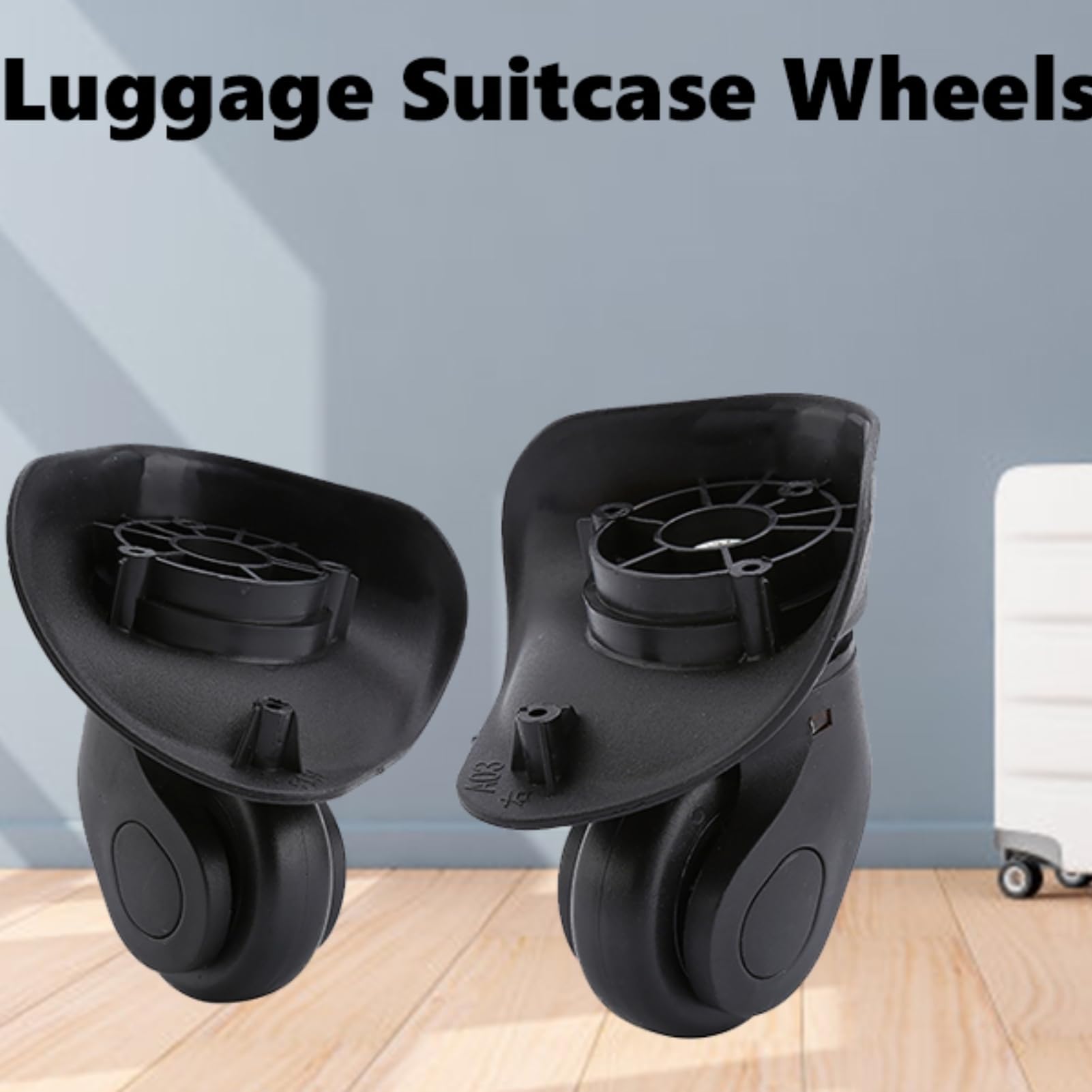 Sutinna Luggage Caster, Suitcase Wheels Left and Right Casters Wheels Replacement Kit for Trolley Suitcase - Image 2 thumbnail