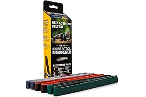 Ken Onion Work Sharp Replacement Abrasive Belt Kit (Pack of 6)
