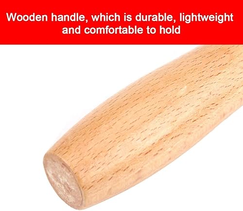 Miniatura 4 de Aramox Herramienta de reparación de neumáticos de parche, herramienta de reparación de rodillos de rodamiento de bolas con mango de madera para