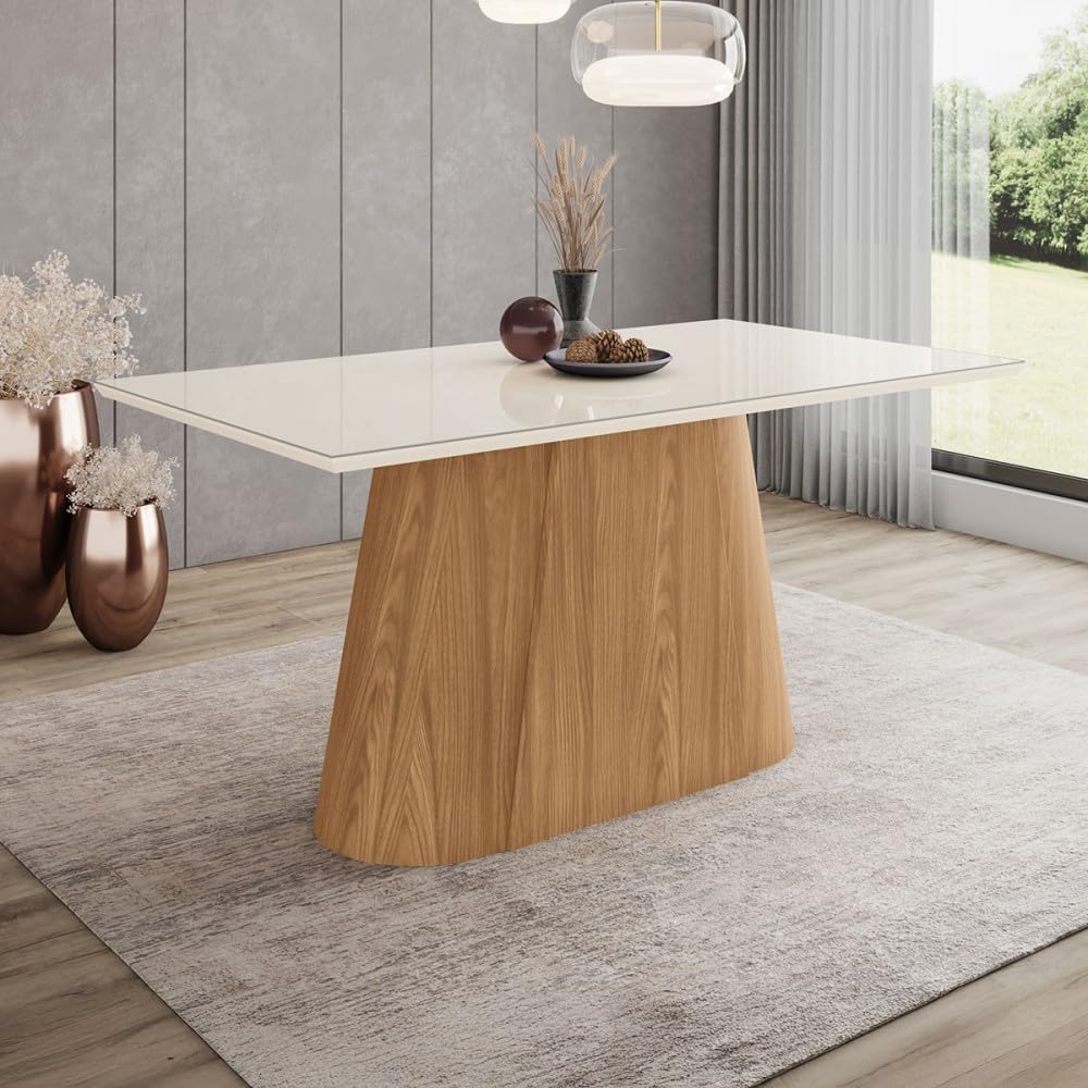 Henn Olívia Dining Table with dimensions: 160 cm length, 90 cm width, 80 cm height
