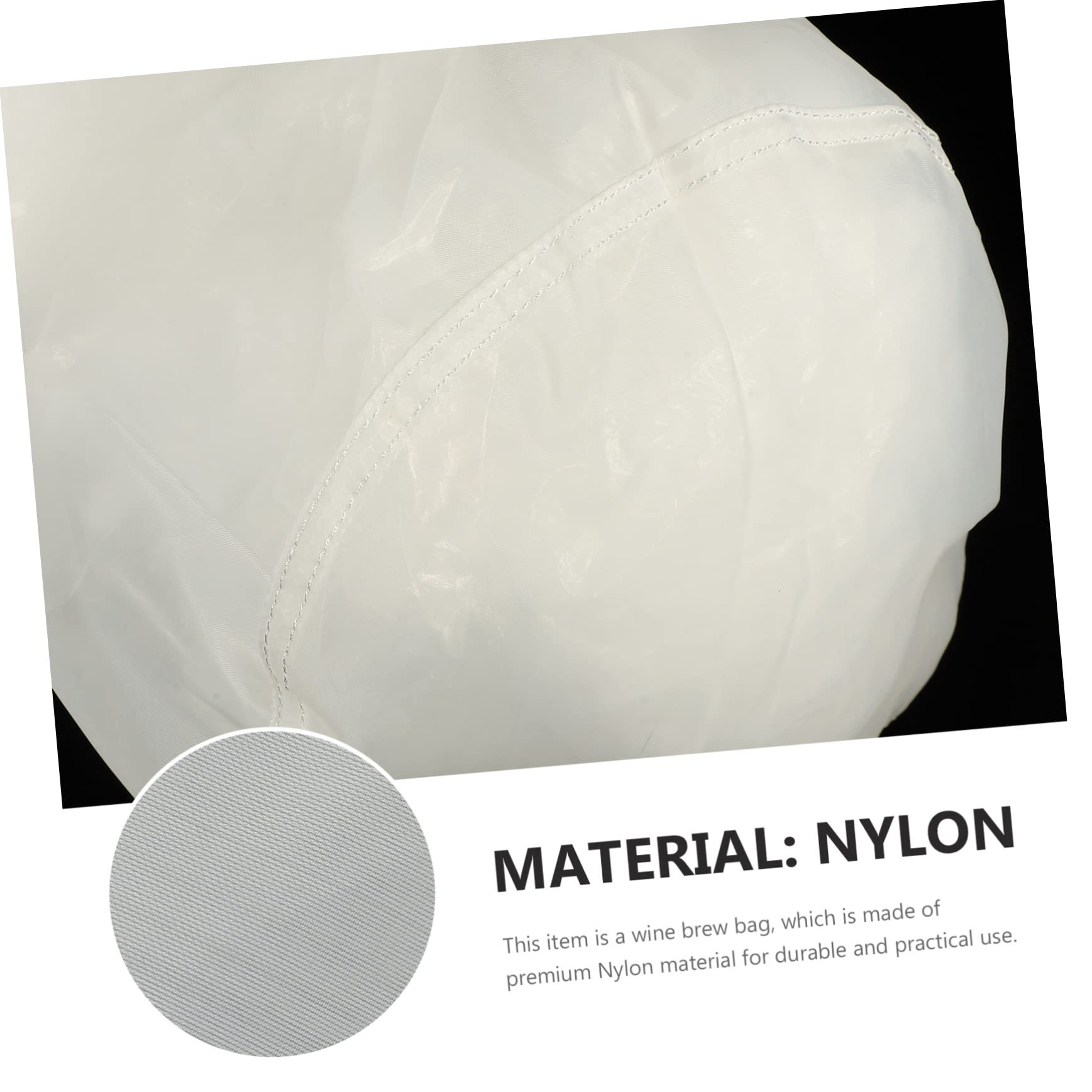 GRIRIW 2pcs Nylon Mesh Food Strainer Filter Bag for Cold Brew Wine Milk Soy Milk More