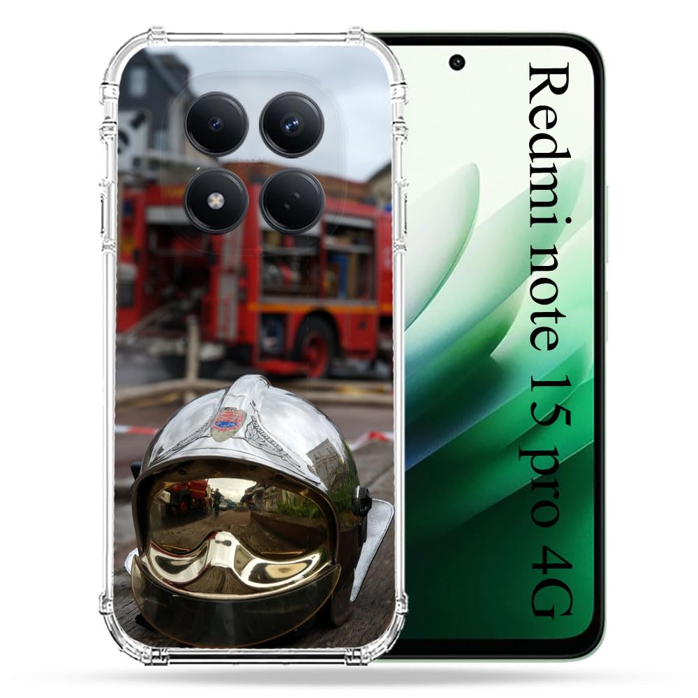Coque renforcée Redmi Note 15 Pro 4G protection blindée motif Camion de Pompier - 2