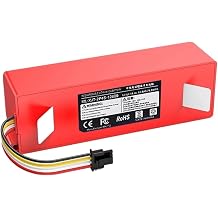 Replacement Battery 14.4V 5200mAh , Compatible For Roborock ,S50 S5 S6 S7 Pure/MAX/MaxV/MaxV Ultra/Q5 Q7 Pro/MAX ,Vacuum Cleaner Parts