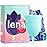 Lena Menstrual Cup Original - Reusable Silicone Period Cup for Heavy Flow, 12-Hour Leak-Free Protection, Soft & Comfortable, Beginner-Friendly Design - Large, Turquoise