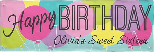 Miniatura 38 de Let's Make Memories Cartel personalizado de cumpleaños de unicornio – Cartel de feliz cumpleaños para niños – Decoraciones de fiesta personalizadas