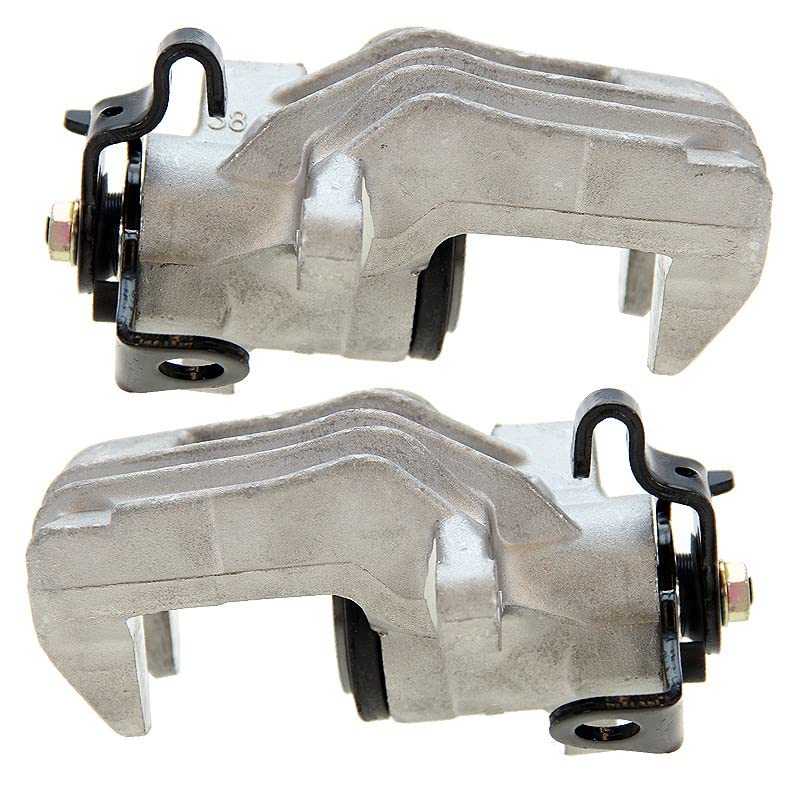 ATEC GERMANY 2x Pinza de freno trasera izquierda y derecha soporte, compatible con AUDI A3, TT, SEAT CORDOBA (6K5), IBIZA, TOLEDO, SKODA OCTAVIA 1, VW GOLF 4, NEW BEETLE, POLO Variant (6V5)