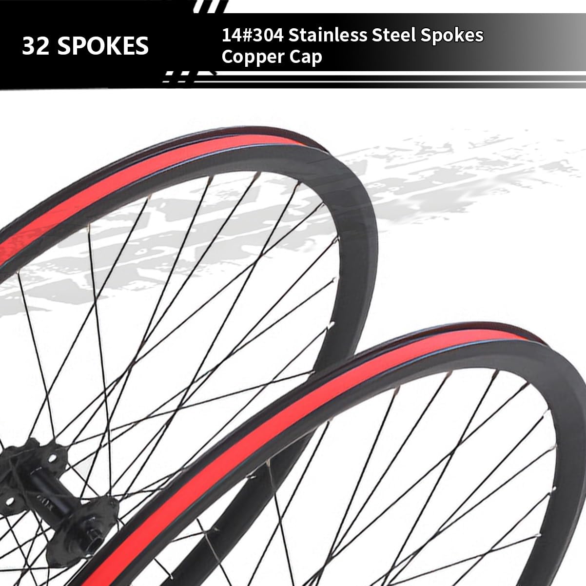 700C koła wyścigowe/Gravelbike, oś wtykowa 12 x 100 mm/12 x 142 mm, stop aluminium, zestaw kół z wężem i oponami, hamulce tarczowe, 32-otworowe piasty do kasety 7/8/9/10/11/12-rzędowej, 120 kliknięć