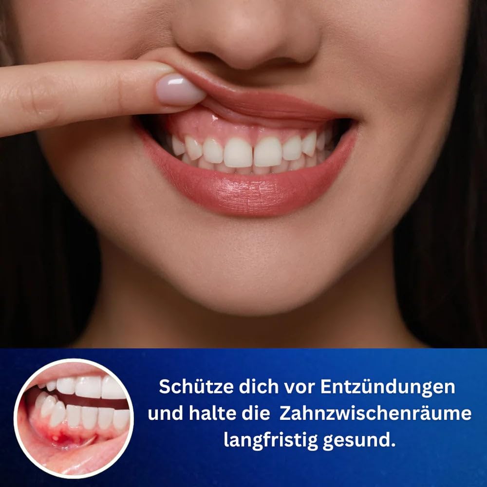 dulora Aqua Pro Munddusche für tiefenreine Zähne Kabellose Munddusche – Elektrischer Zahnreiniger mit 4 Modi, 4 Düsen, IPX7 wasserdicht & abnehmbarer 310ml Wassertank für Zuhause und Reisen