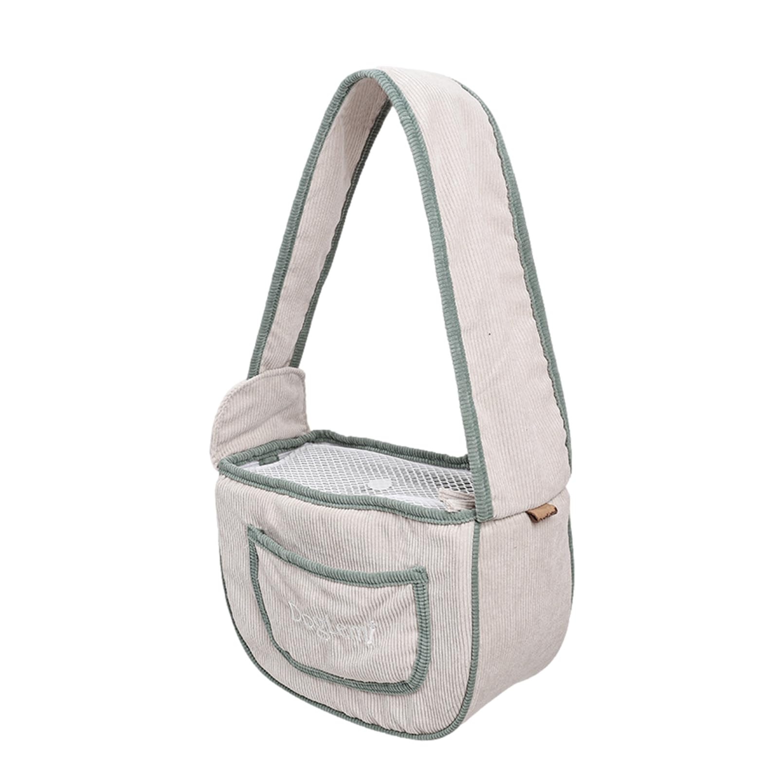 Sac de transport pour petit chien, chiot et chat - Sac de transport pour Pooch Doggy Doggie Yorkshire Chihuahua Baby (Beige)