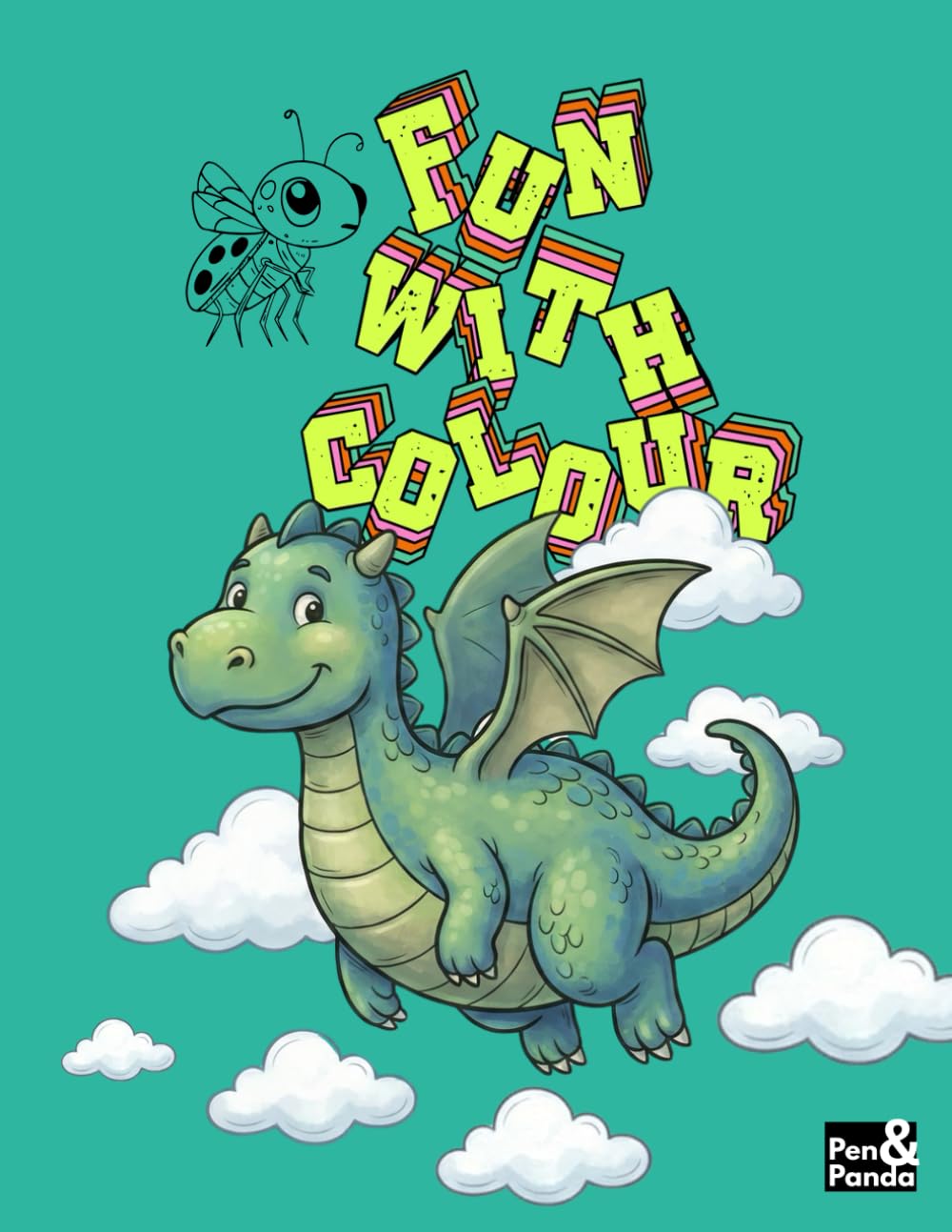 A Cute & Magical Coloring Book for Kids | Fun, Simple & Relaxing Coloring Pages for Boys and Girls: Adorable Animal Coloring Pages to Spark Creativity, Imagination & Calm for Kids Ages 3–10
