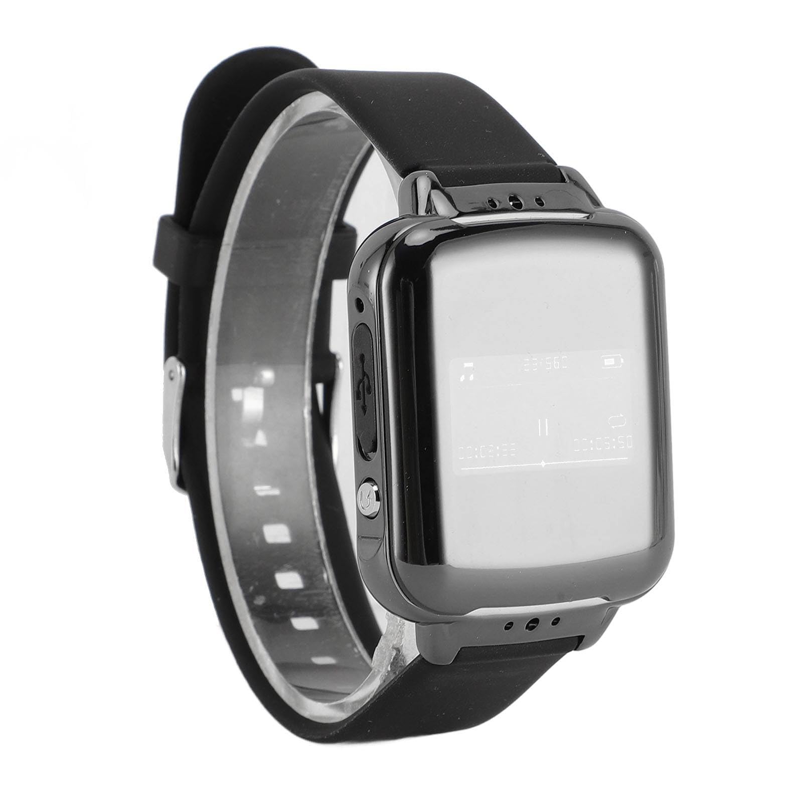 Montre Intelligente BT4.2 Enregistreur Vocal Lecteur MP3 Réduction de Bruit Bracelet Sport