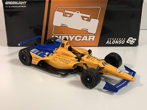 Miniatura 1 de Greenlight 11061 1: 18 2019#TBD Fernando Alonso/TBD Vehículo fundido a presión, multicolor