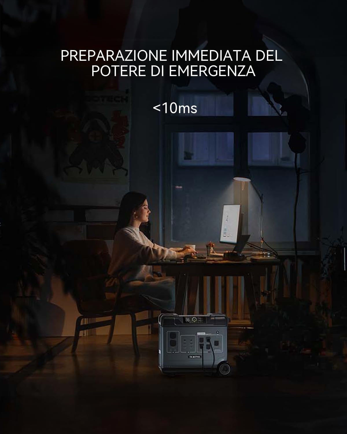 OUKITEL P5000PRO Generatore Solare 4000W con Pannello 2x200W, Stazione di Energia Portatile 5120Wh, Batteria LFP, Power Station con Presa, 5 uscite CA per Viaggi Campeggio Emergenza, Ricarica Rapida