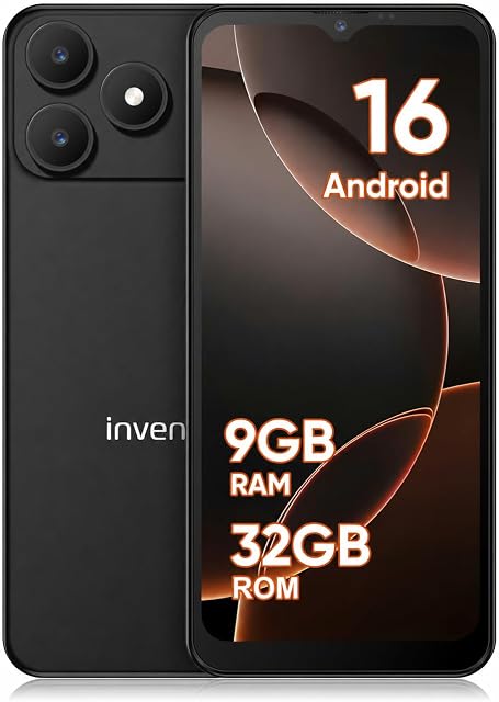 invens Note 15P Smartphone 4G 9GB RAM 32GB + TF 256GB Negro