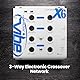 Pyle Vibe elektronische Frequenzweiche (3-Wege, 12dB) mit Fernbedienung für Subwoofersteuerung