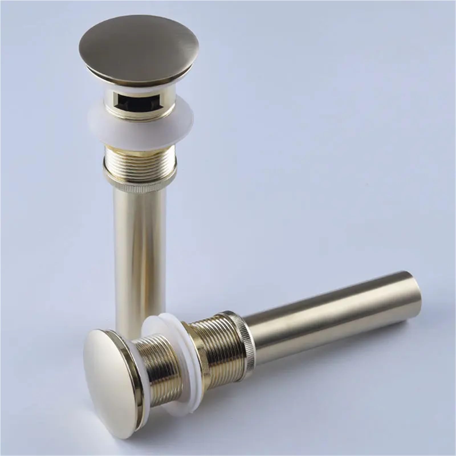 Basin Pop Up Drain Antique Brass Bottle Trap Bathroom Sink Siphon Drains with Kit Para Lavabo De Baño y Lavabo(Color 1)