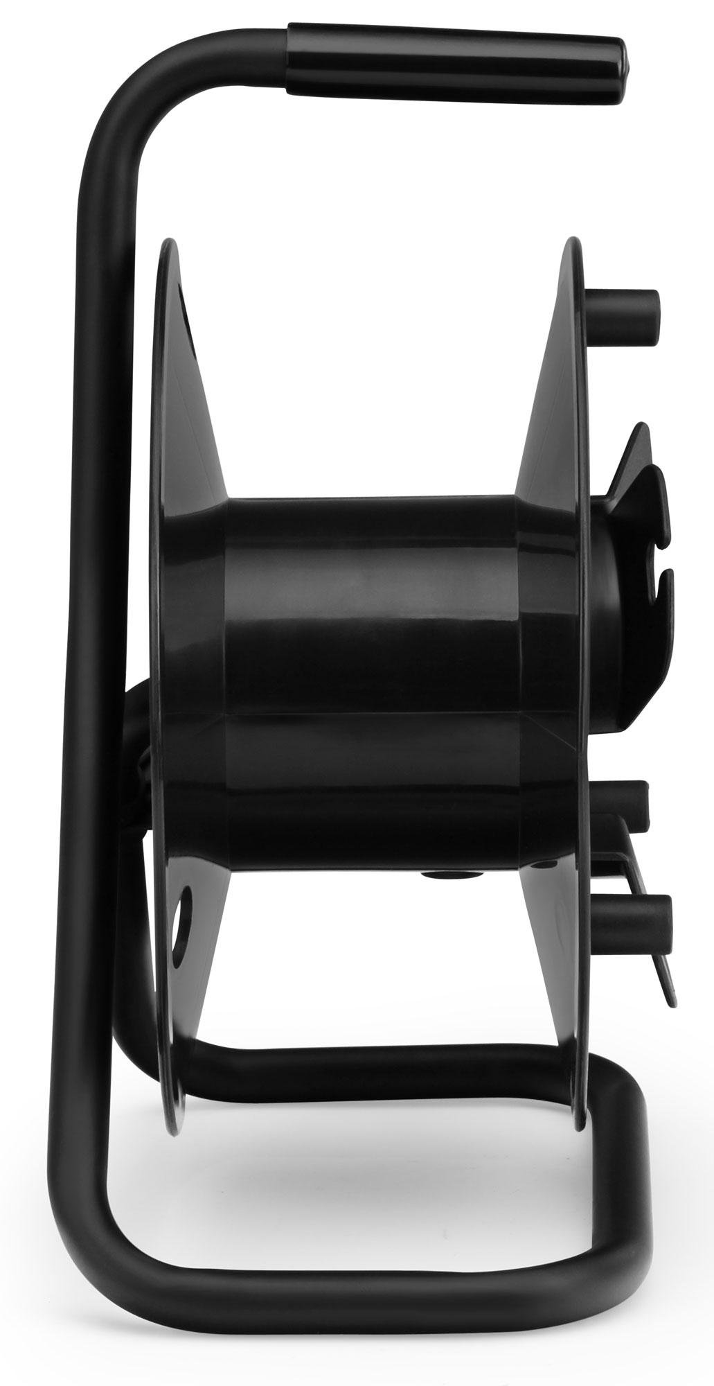 Pronomic KT-100 Tambor de Cable Vacío Set de 3, Tambores vacíos prácticos | Para aprox. 80 - 100 metros de cable de micrófono cada uno, Para cables sueltos, mangueras, alambres, etc., Asa ergonómica